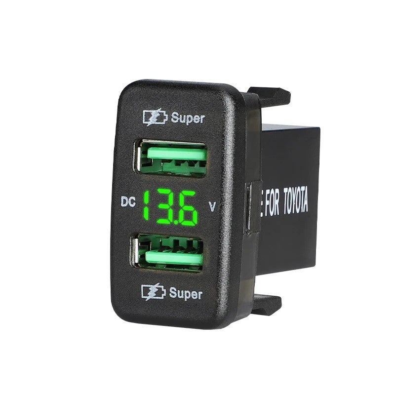 Bluejw Dual USB Car Charger Adapter 45W Super Fast Charging 9V/2A - Automobile Charger Socket for 12-24V Vehicles - Image 1